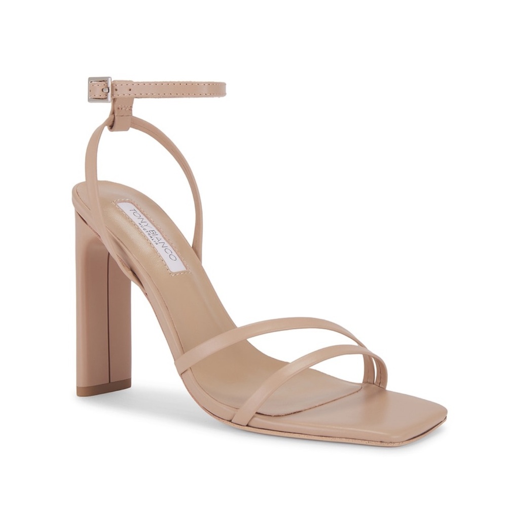 Tony Bianco Nude Strappy Heels